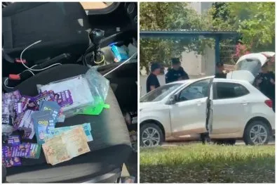Servidor de prefeitura é detido com R$ 1,6 mil e santinhos de candidatos em Sinop